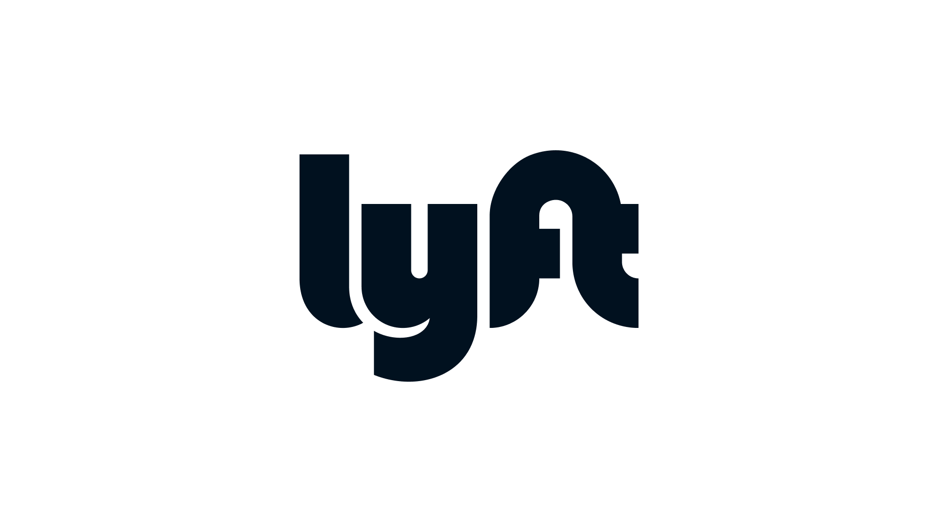 Logo for the rideshare company Lyft